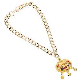 Pet Metal Longevity Lock Pendant Necklace for Holiday Occasions