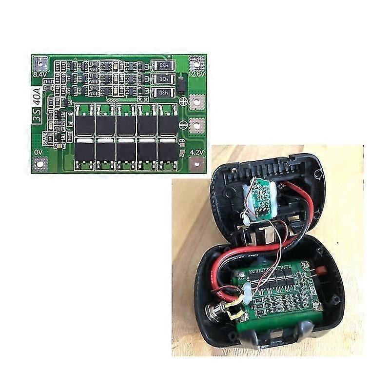 Smart Electronics Bms Protection Board 3s 40a För Drill