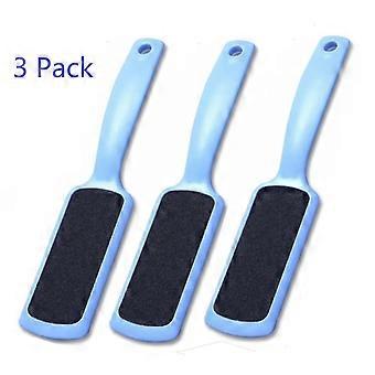 Foot File Callus Remover 3 Pack with Dual Microsanding Surfaces for Cracked Heels and Smooth Feet