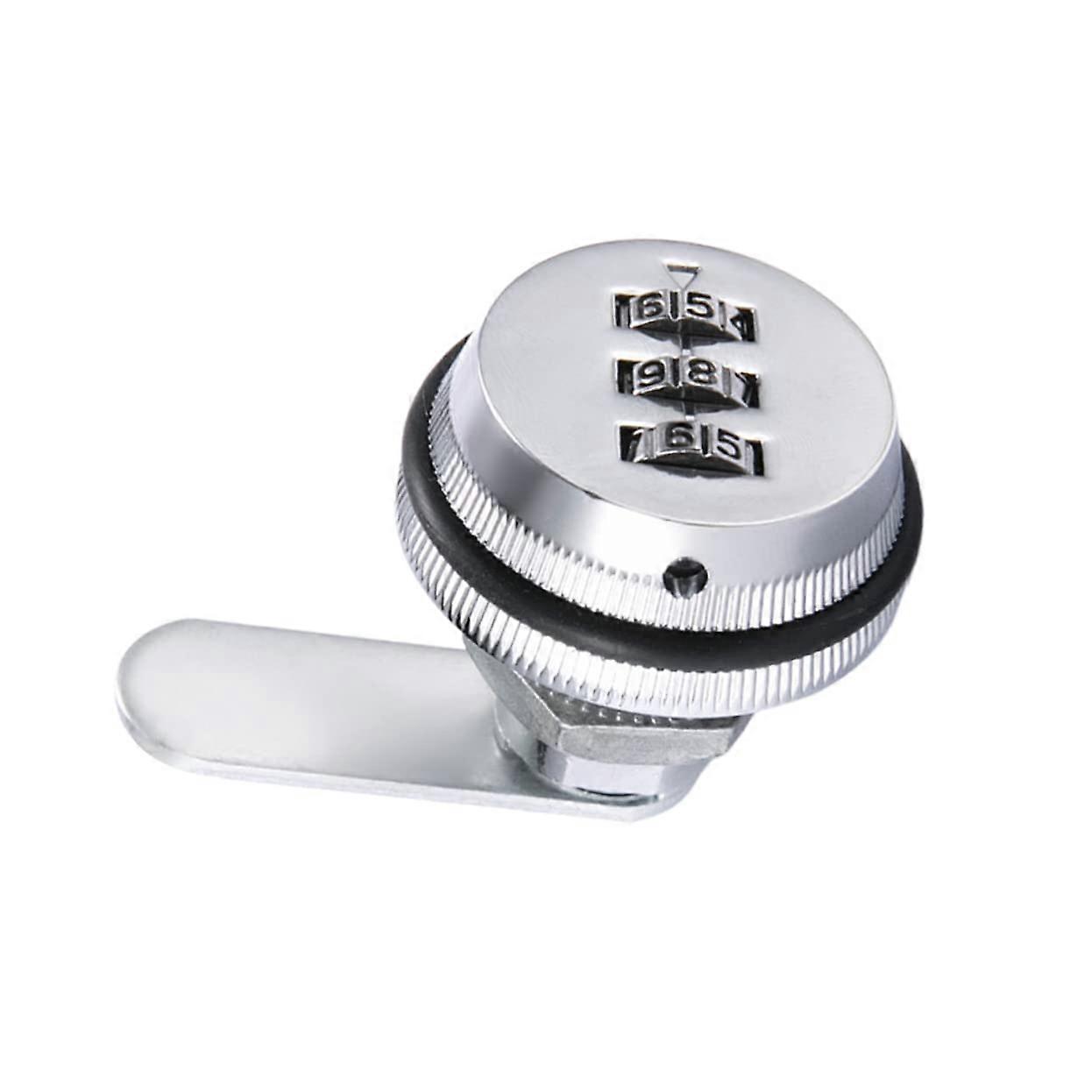 Keyless Combination Cam Lock for Cabinets Lockers and Mailboxes, Easy Code Reset, Durable Metal Build