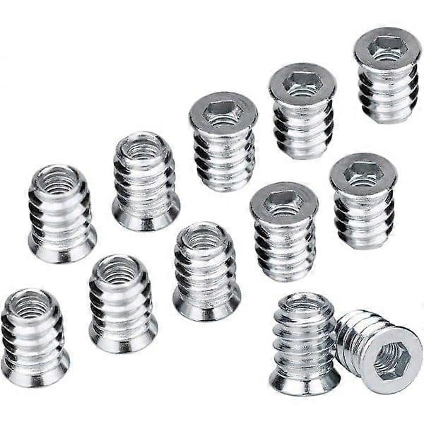 100 pcs countersunk screws professional screw sockets M6 x 15mm screw assortment set screw insert hex socket threaded insert