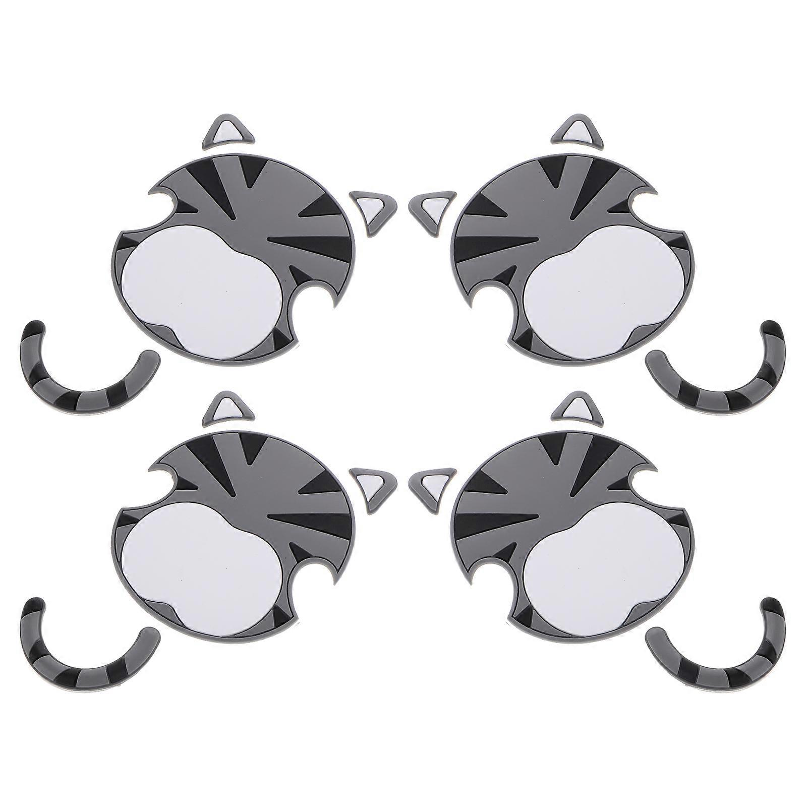 Vehicle Car Door Handle Scratch Protector with Cat Pattern 20Sets Pack
