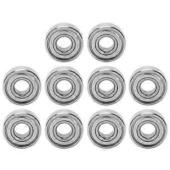 10stk leje højhastigheds rullende miniature mekaniske dele udskiftning S696zz 15x6x5mm