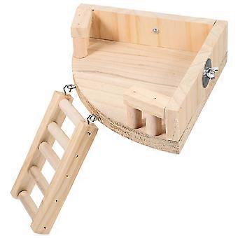 Delicate Hamster Platform Wooden Chinchilla Ladder for Activity 1Set