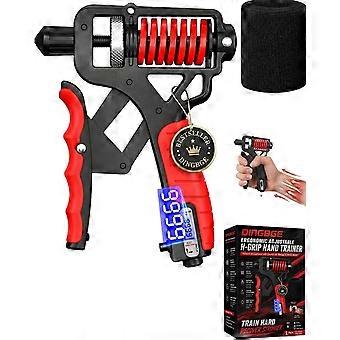 Ergonomic Adjustable H Grip Hand Trainer Forearm Strengthener with Counter for Therapy Stress Relief Adjustable Hand Strengthener Wrist Exerciser Fi