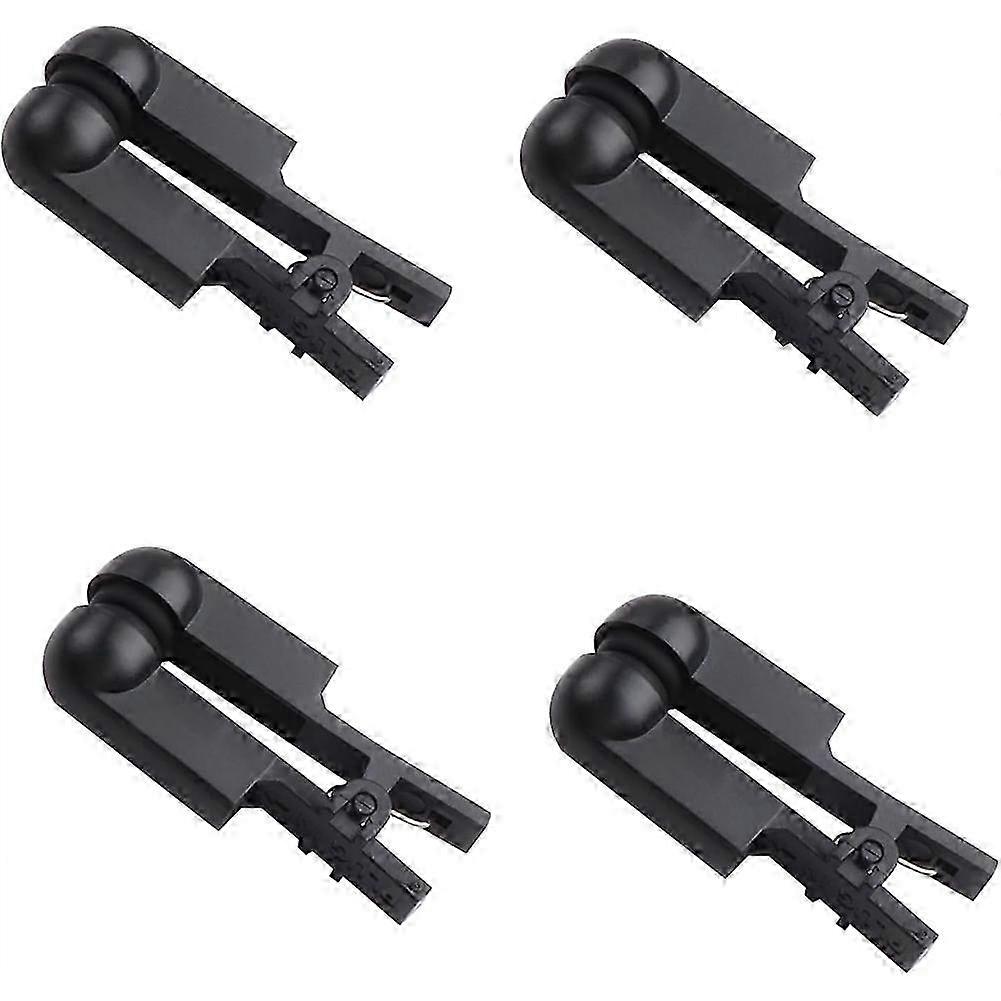 Ear Clip Electrode Double-Sided Rubber Head Comcompatible withtable, compatible with Tens Unit & CES Stimulation 4 PCS