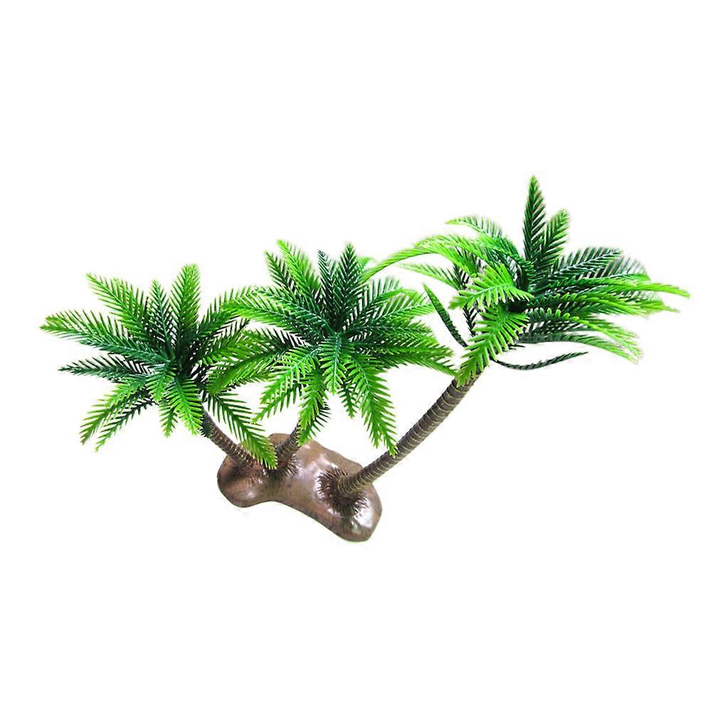 Coconut Tree Model Simulation Tree Ornament 1Pcs Plastic Decoration