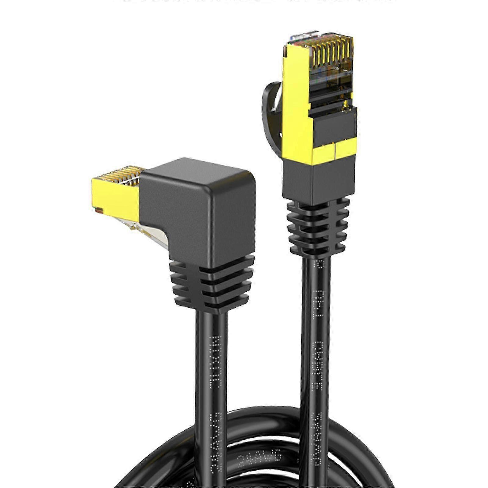 Cat8 Flat Ethernet Cable 10Gbps Fast Speed Networking Cord RJ45 LAN Patching Wire for Switchboards Computer Routers