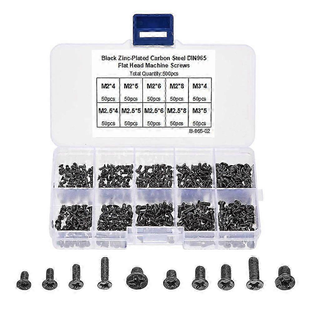 Flat Head Zinc Plated Machine Screws