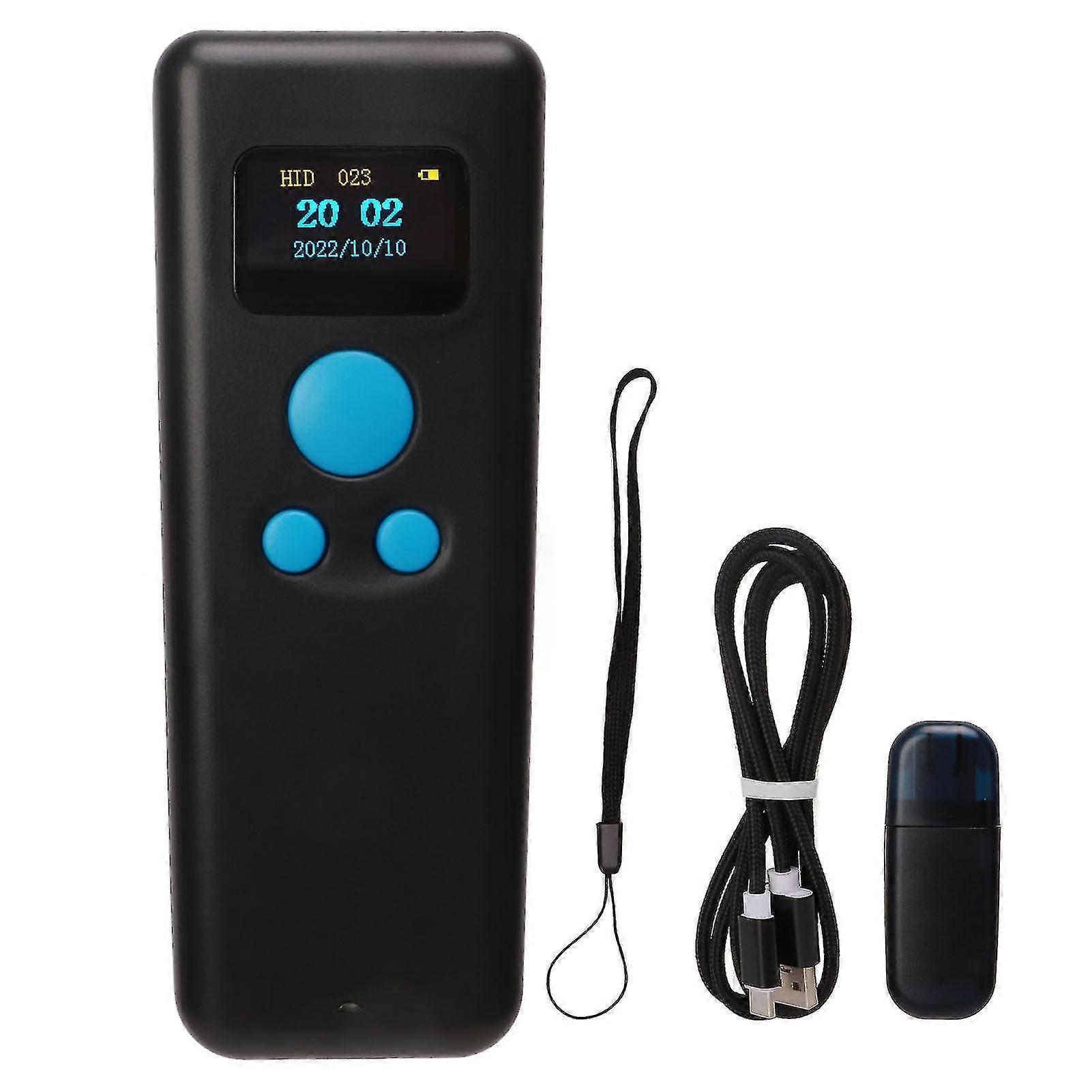 M8L Wireless Bluetooth 1D USB Laser Barcode Scanner compatible with Smart Phone Tablet PC Store Warehouse