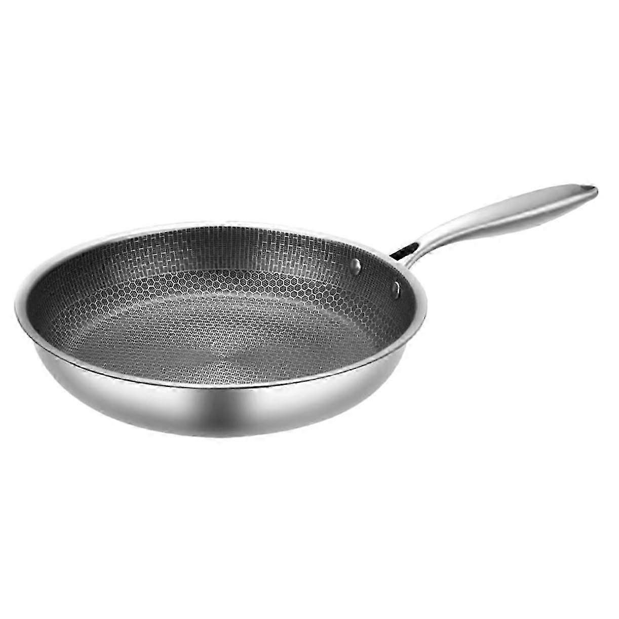 Induction Safe Stainless Steel Wok Pan