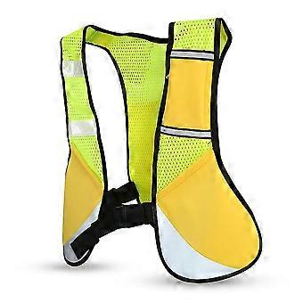 Reflekterende natsportsvest multifunktionel løbe- og cyklejakke til vandreture
