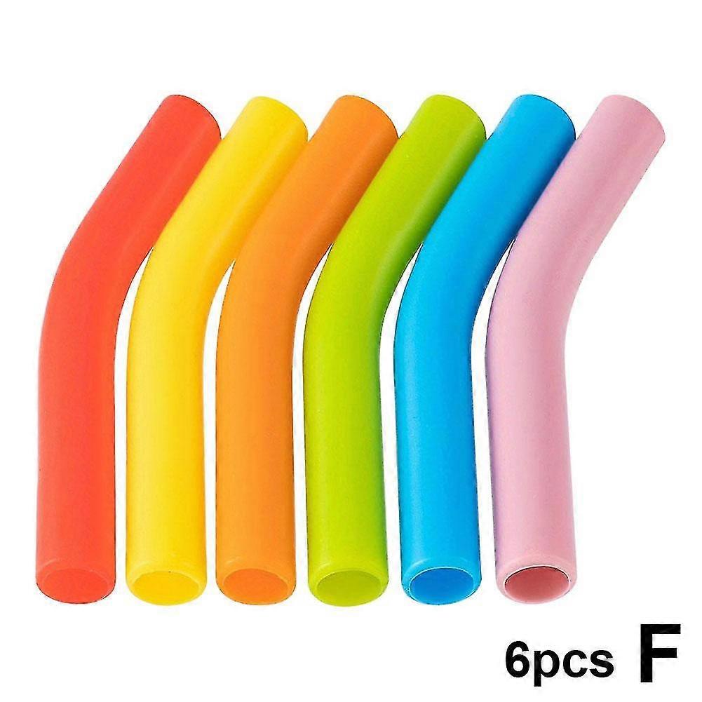 Eco-Friendly Silicone Straw Sleeves Pack
