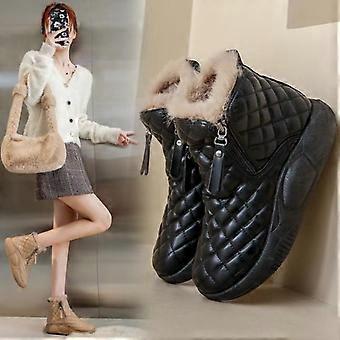 Fashion Botas Mujer Girl Shoes Platform Winter Boots Cotton Plush Shoes for Women Designer Antiskid Sneakers Soft Sole Warm Snow Boots