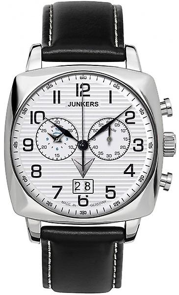1st atlantic flight east-west Quartz Analog Man Watch with Cowskin Bracelet 6486-1