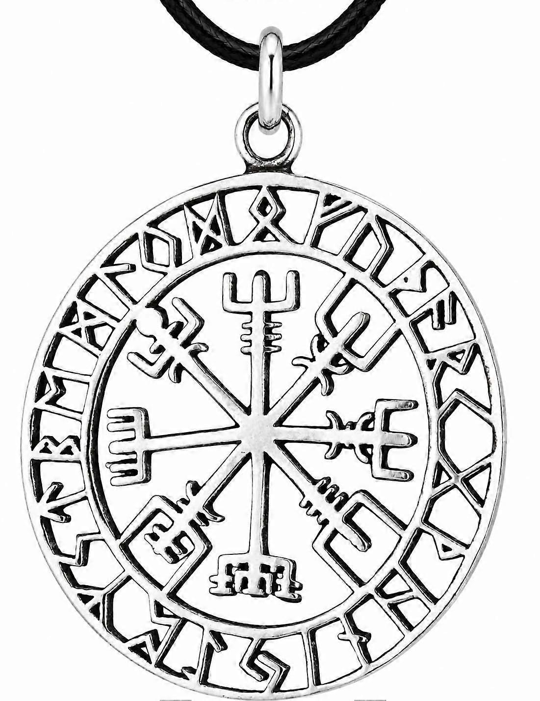Pendant 281 Viking Compass - Silver