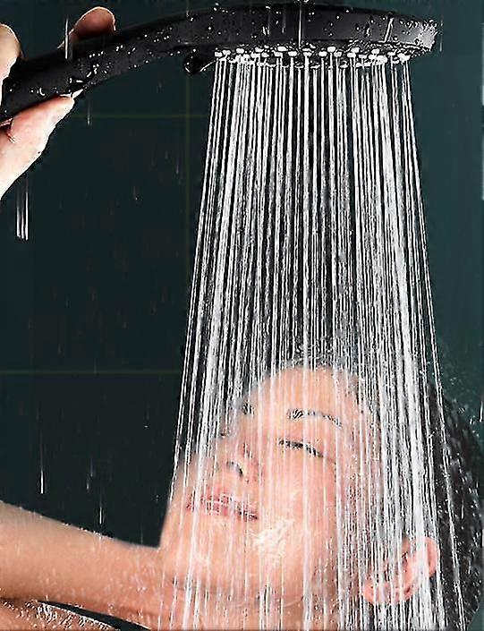 Five-speed Shower Nozzle [upgrade Version] + Black 2m Pvc Pipe 757.