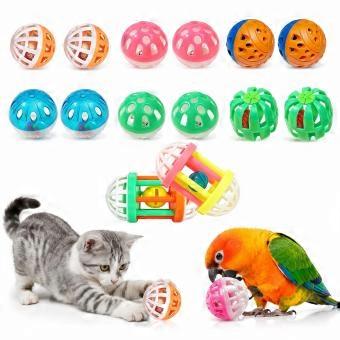 12 stuks ballen voor vogels, belletjes, speelgoed voor vogels