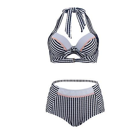 2022 Naisten teräsrengas Split Triangle Bikinit Pieni Rinta Push Up Uimapuku