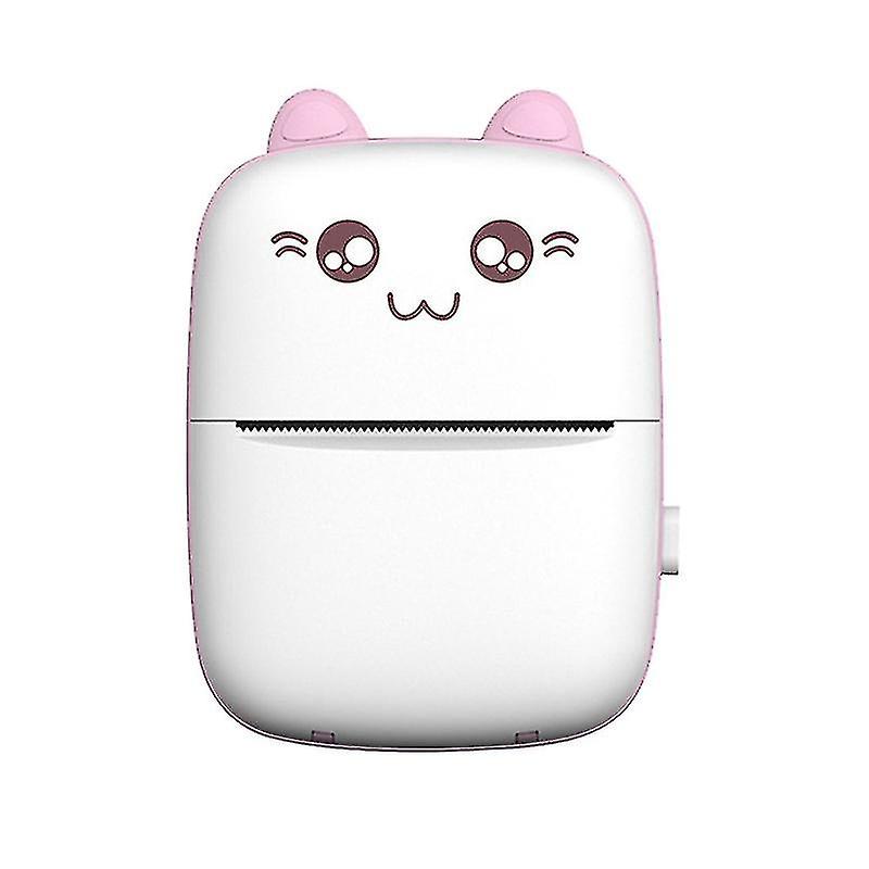 Mini Portable Thermal Printer Bluetooth Mobile Phone Photo Label Sticker 5 Roll