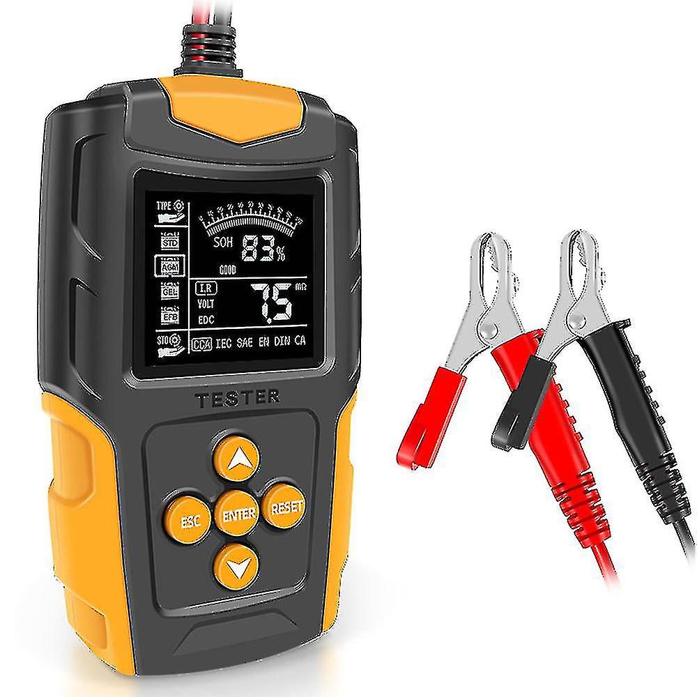 Auto Batterij Tester Analyzer 12v 24v Vrla Gel Agm Load Plug Start