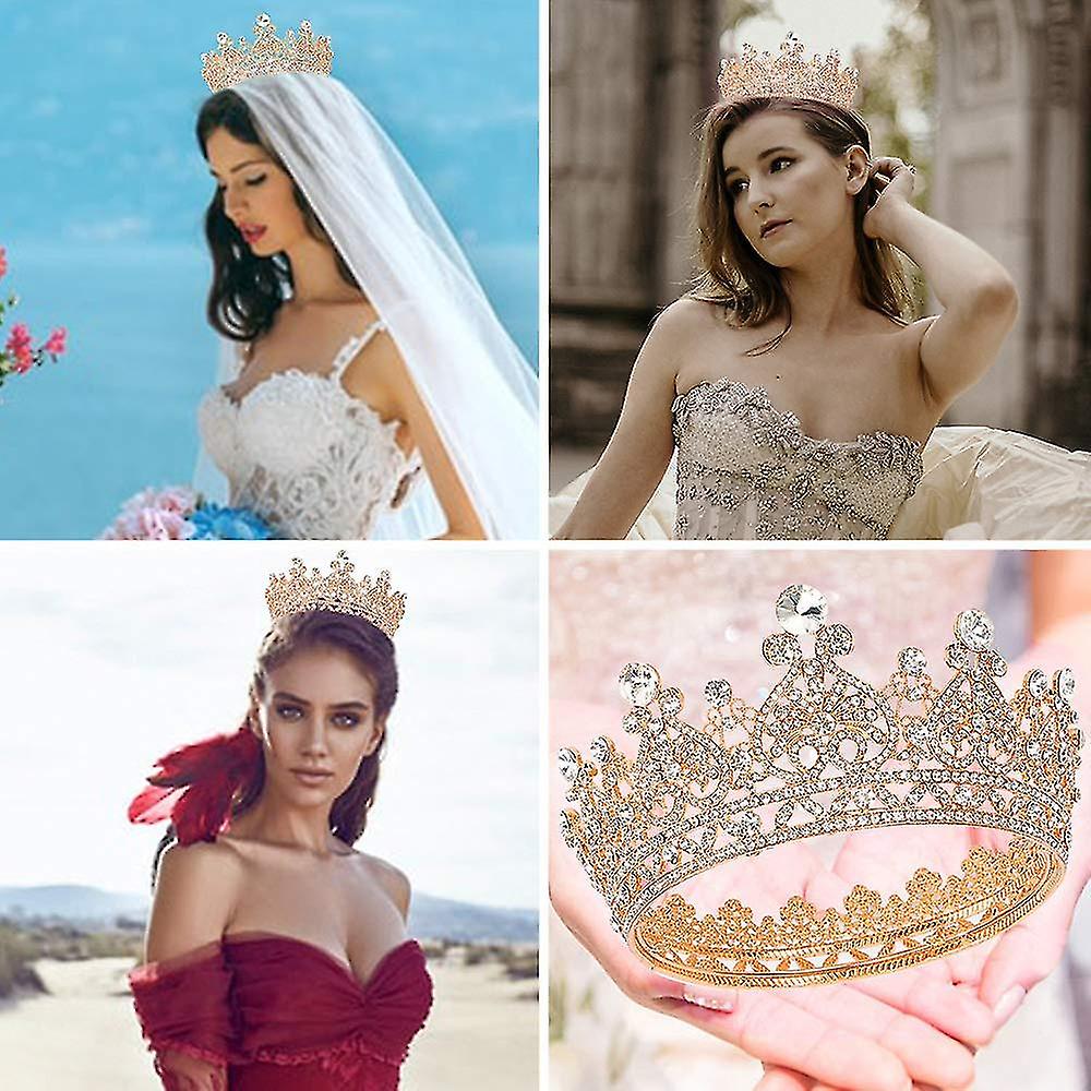 Dalrosia Tiaras and Crowns for Women, Rhinestone Princess Tiara, Crystal  Crown Royal Queen Crown for Women, Quinceanera Headpieces for Birthday Prom  ..., image size:1000x1000