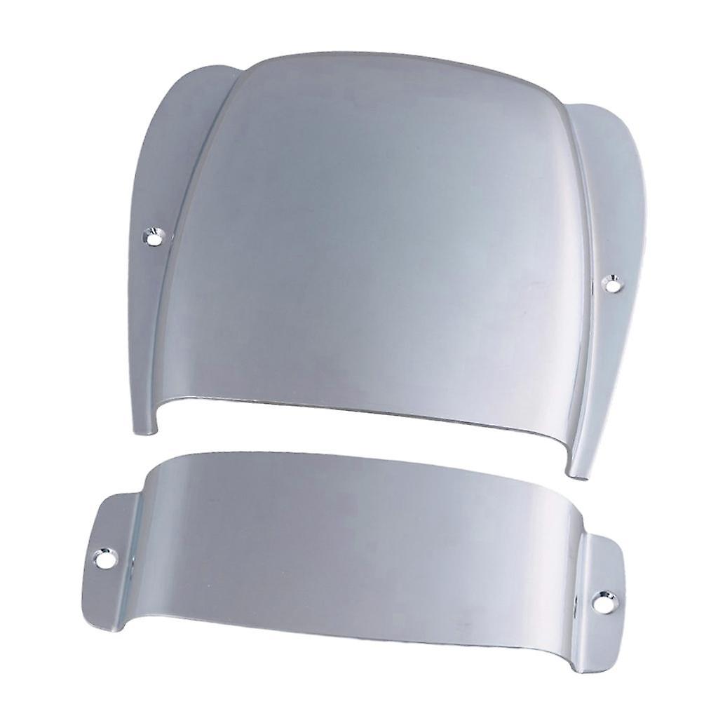 Zinc Alloy JB Jazz Bass Guitar Bridge&Pickup Cover for Electric Bass Silver