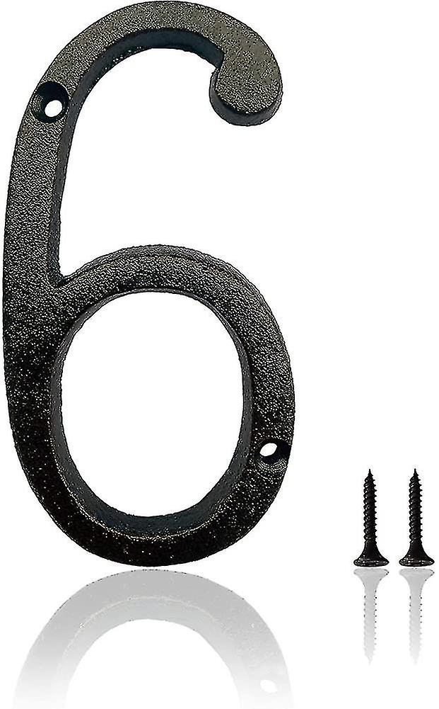5.5 Inch House Numbers, Cast Iron House Numbers For Outside, Address Numbers For