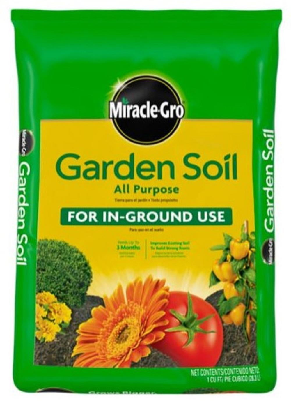Miracle-Gro 70551430 sol de jardin tout usage pour une utilisation dans le sol 1 pi³