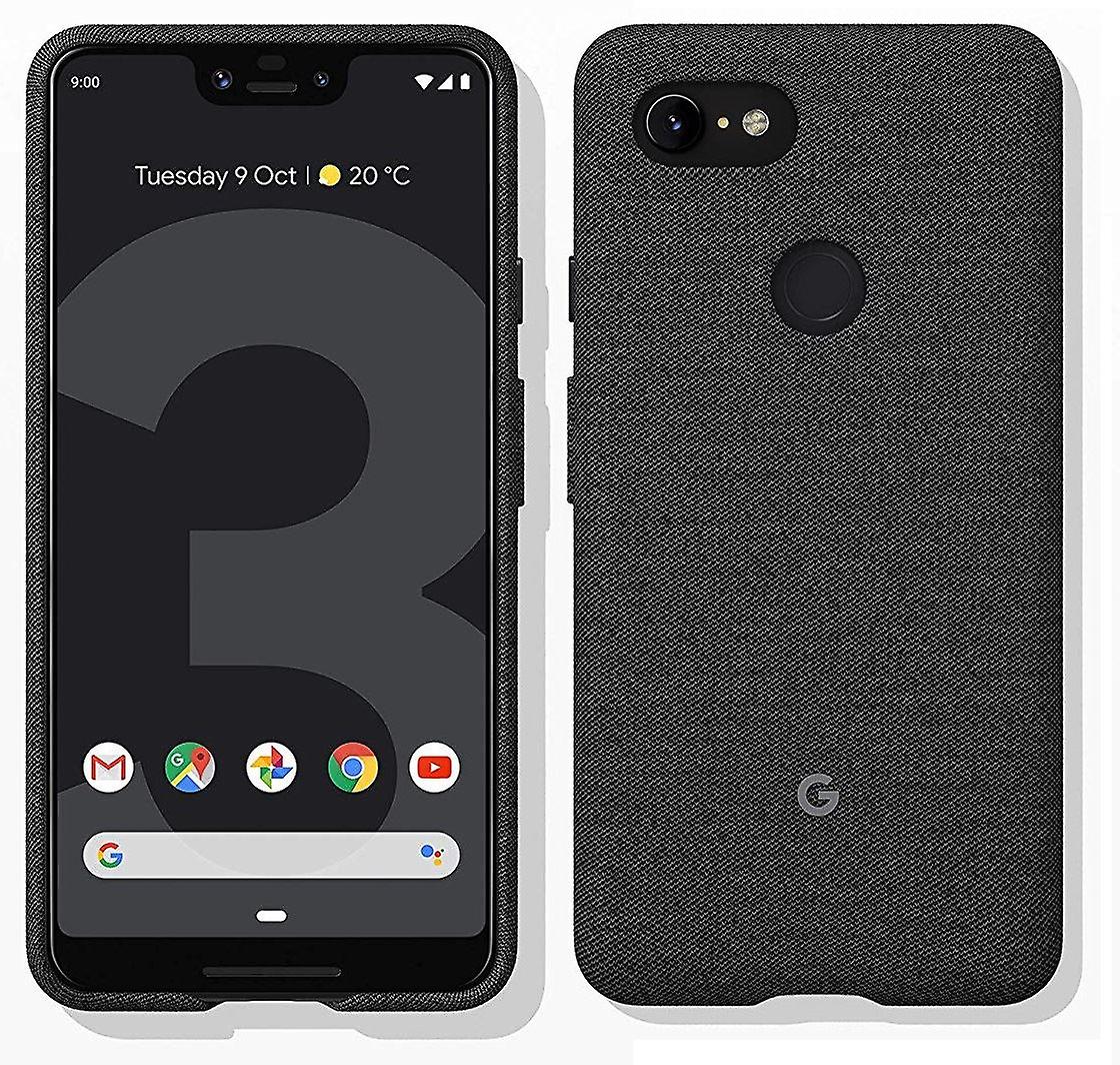 Copertina ufficiale della custodia in tessuto Google Pixel 3 XL GA00494 - Nero fumo