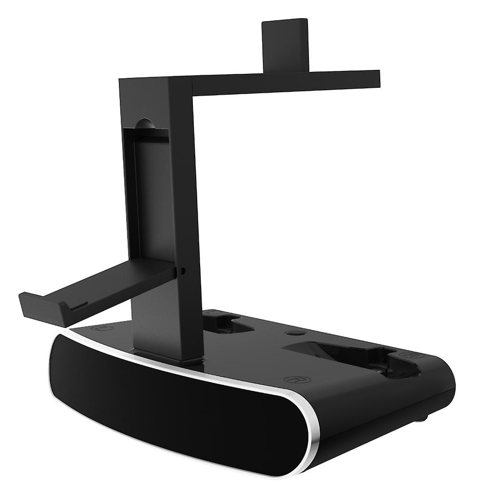 Controller Charging Dock Station with VR-Headset Display Stand LED Indicator