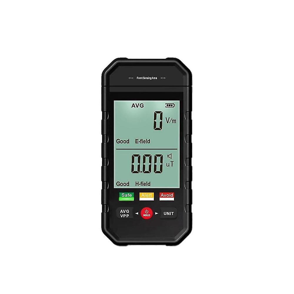 Et925 Screen Electromagnetic Radiation Detector Sound And Light Alarm Red Screen Alarm