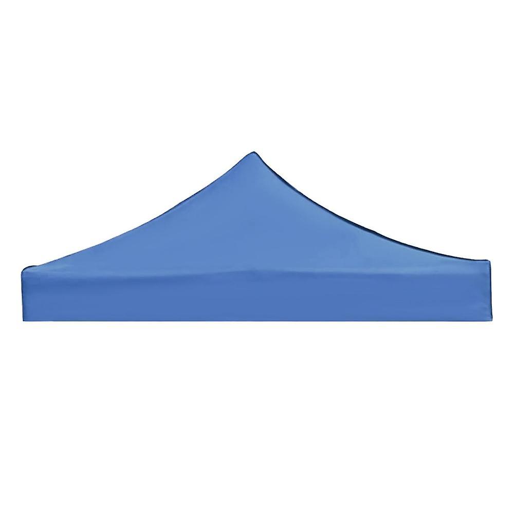 2x2m Canopy Top Cover Replacement Four-corner Tent Cloth Foldable Rainproof Patio Replacement Blue