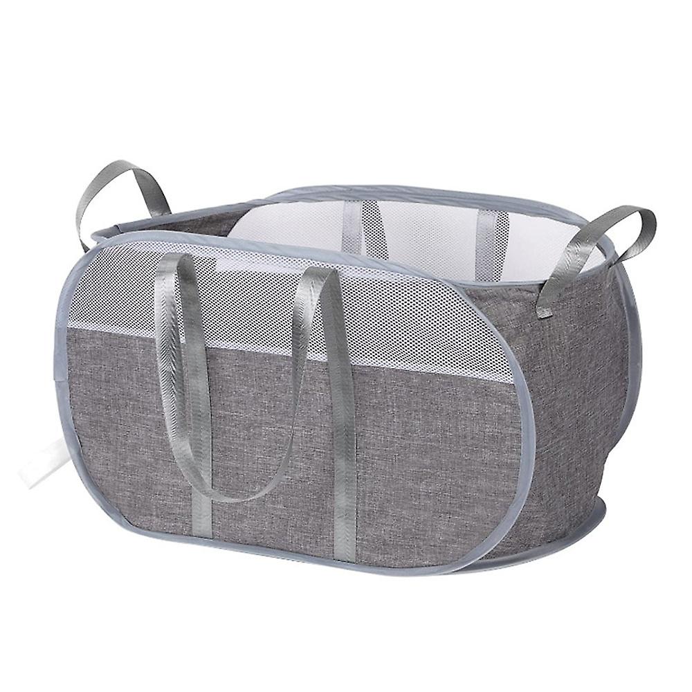 Foldable Laundry Basket Space-saving Waterproof Clothes Storage Bag for Home
