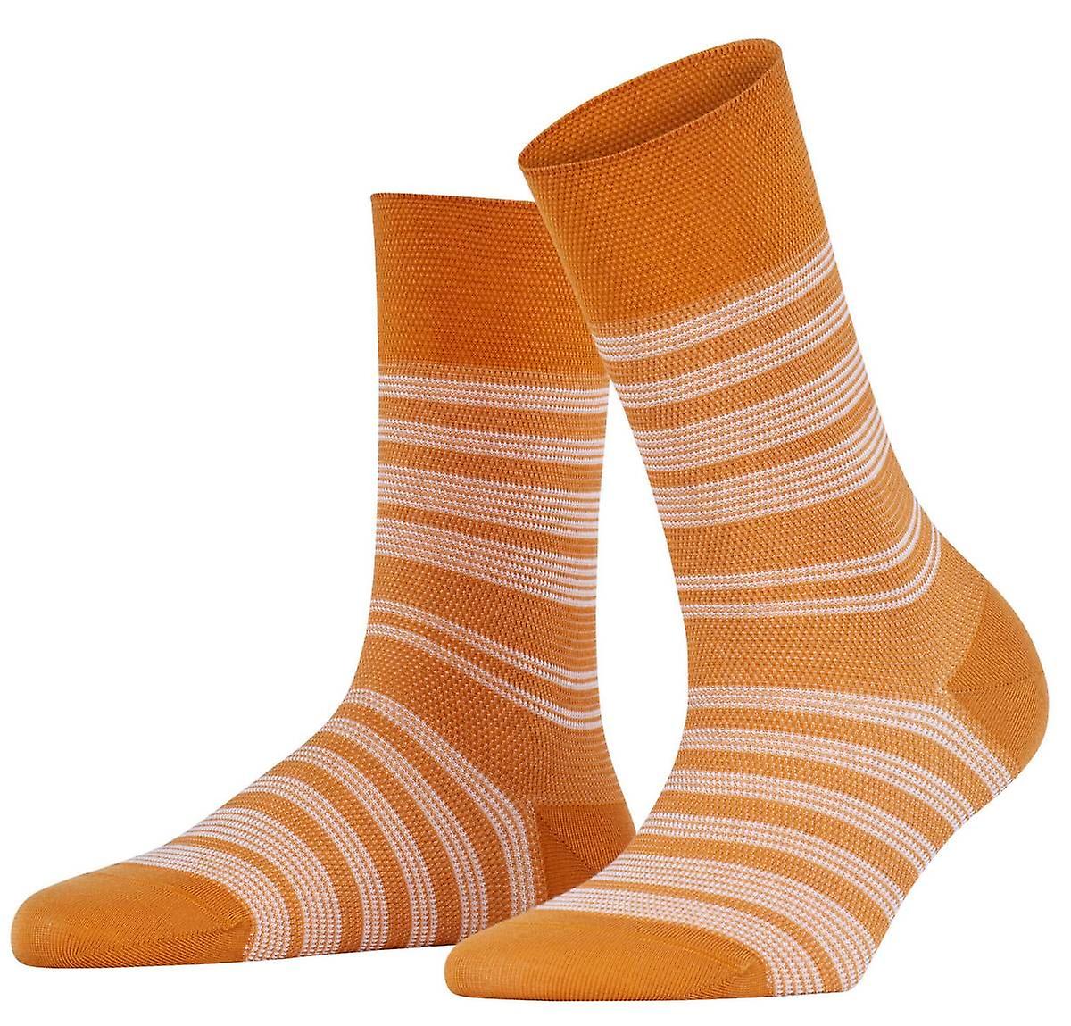 Falke Sensitive Sunset Stripe Socks - Orange