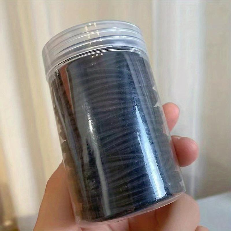 100pcs Minimalist Hair Ties - 100% Polyester Hair Rope Ponytail Holders For A Stylish Look!