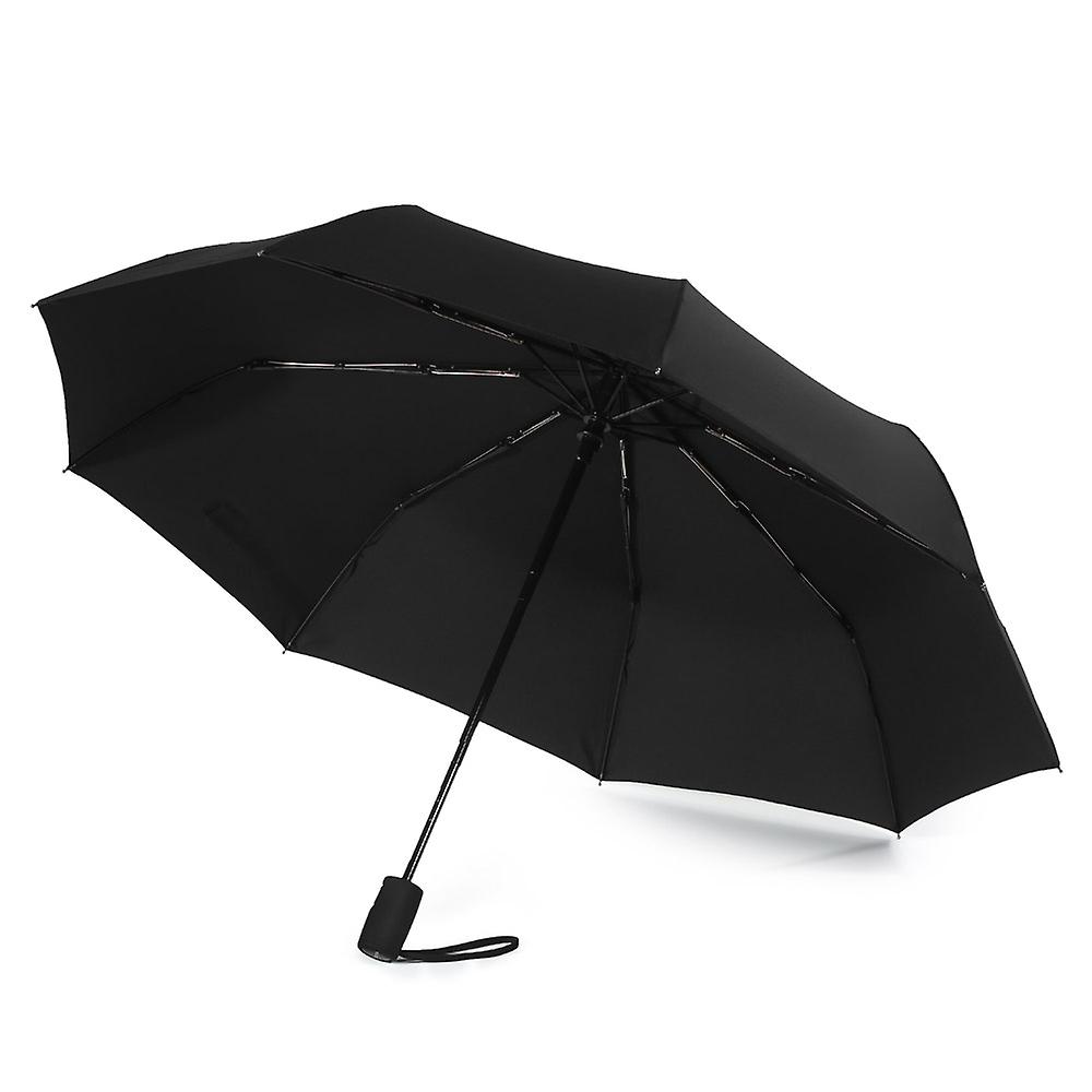 39 Inch Black Automatic Open/close Folding Travel Umbrella
