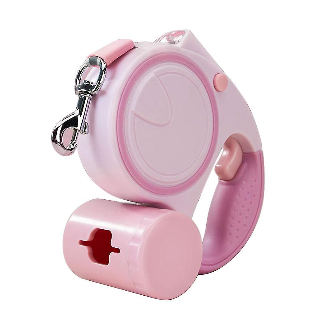 Retractable Dogs Walking Leash One Button Locks Release For Small Dogs