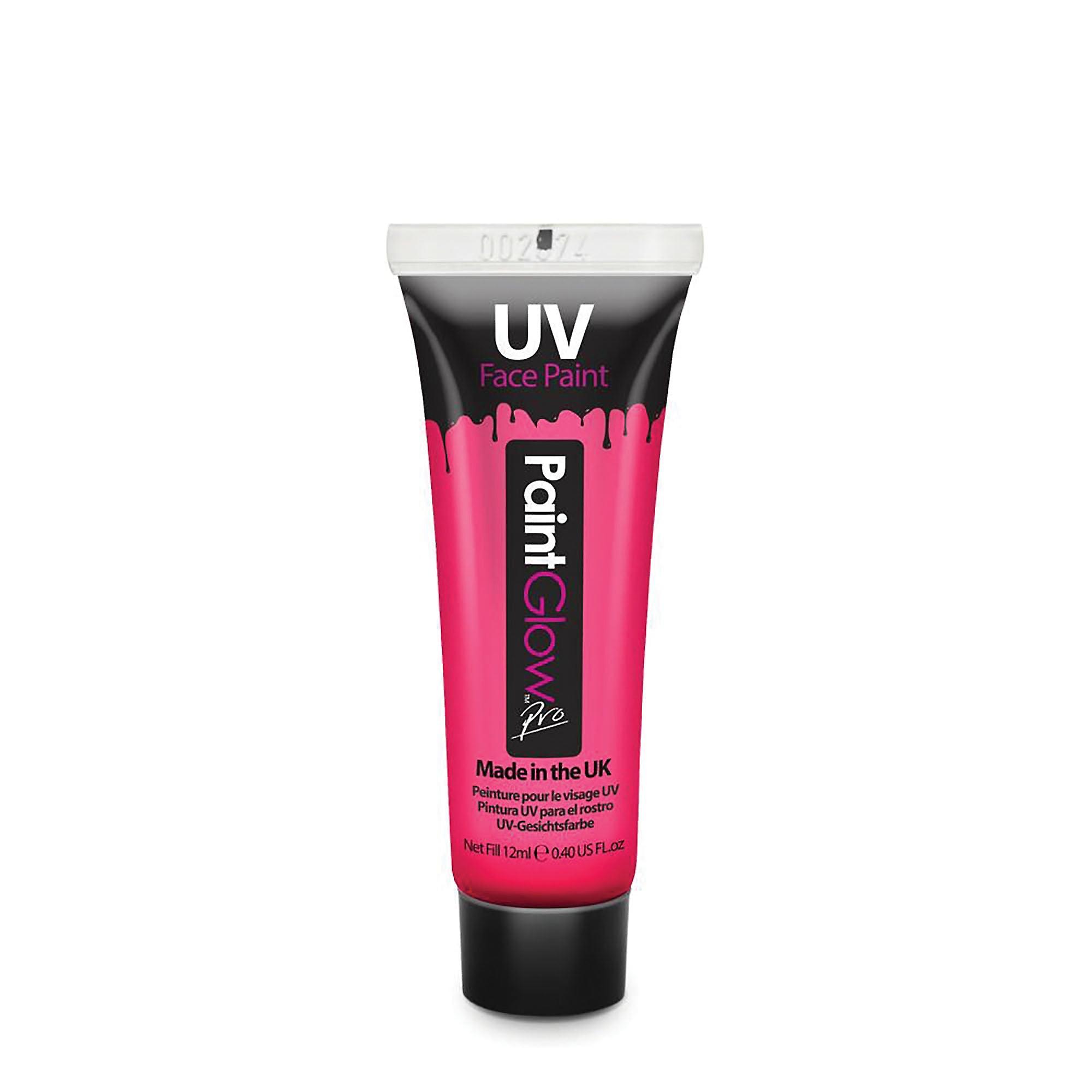 Uv Neon Face + Body Paint Pink 10ml Make Up Unisex Mu252