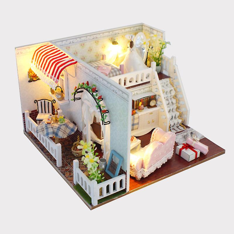 Diy Mini House Building Model Toy Children Gift