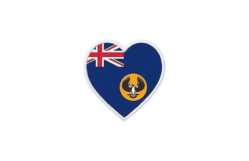 Patch badge ecusson prints thermocollant heart flag australia meridionale