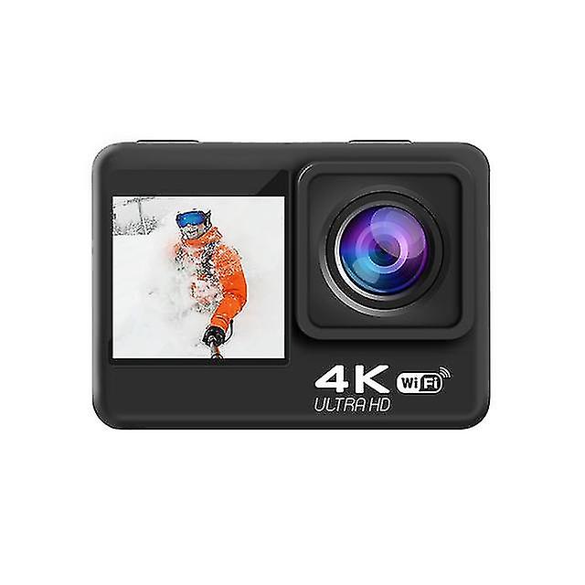 Action Camera 4k 60fps 24mp 2.0 Touch Lcd Eis Dual Screen Wifi Waterproof Remote Control 4x Zoom Helmet Sport Video Recorder