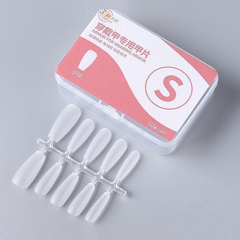 10pairs Of 100pcs/Box False Nails Tip Long Ladder S