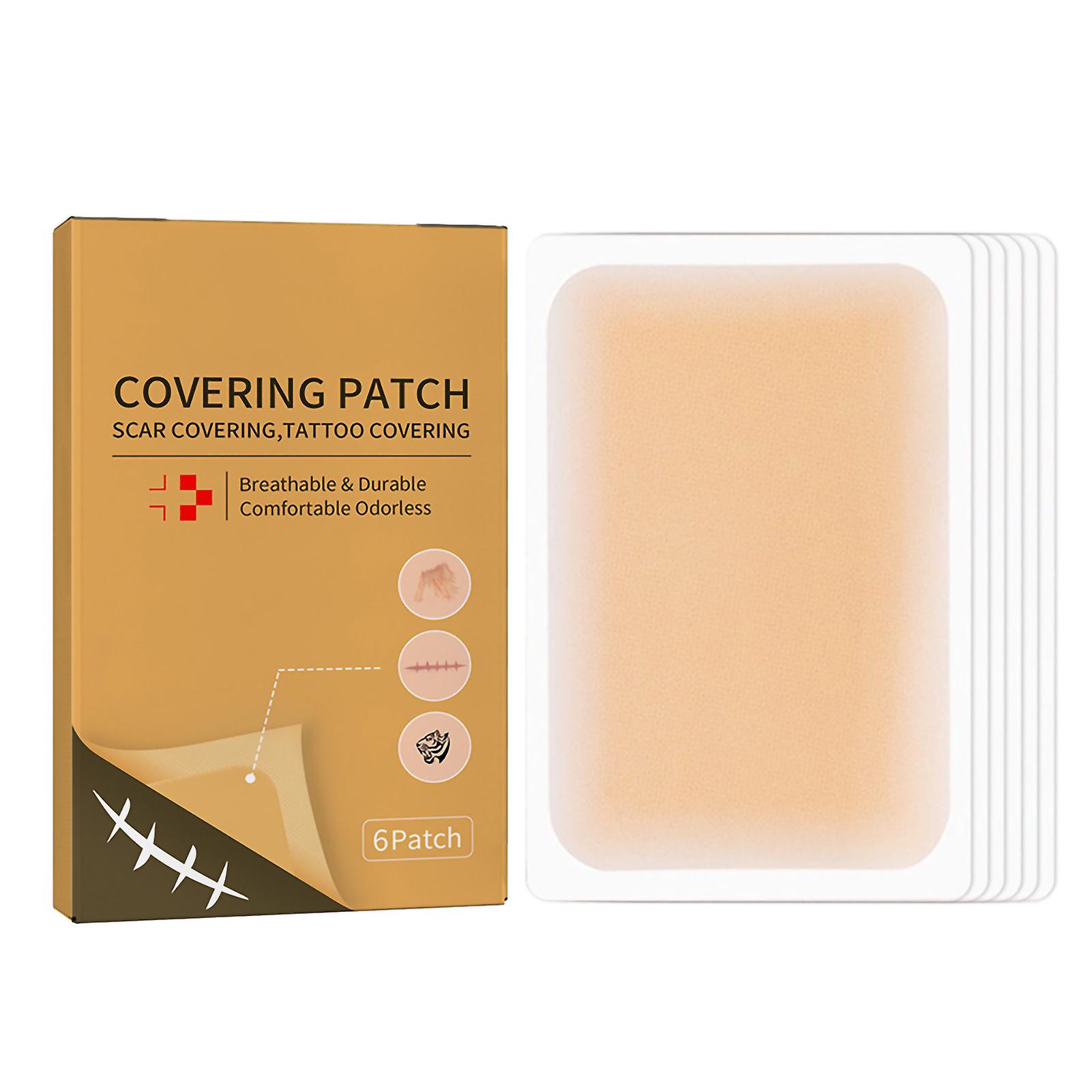 Lot de 6 bandes adhésives imperméables pour dissimuler les tatouages et les imperfections