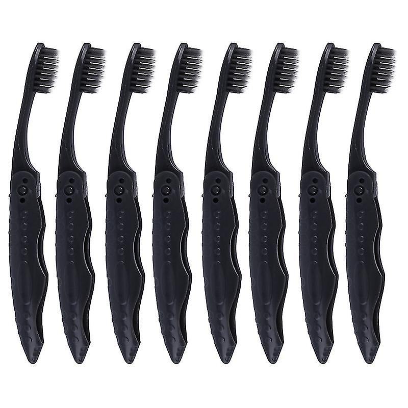 8pcs Folding Travel Toothbrush