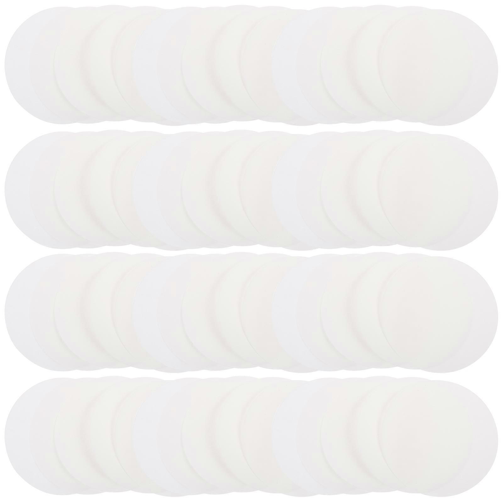 100 PCS 7cm Dia Premium Discs Medium Flow Rate Qualitative Filter Paper (White)