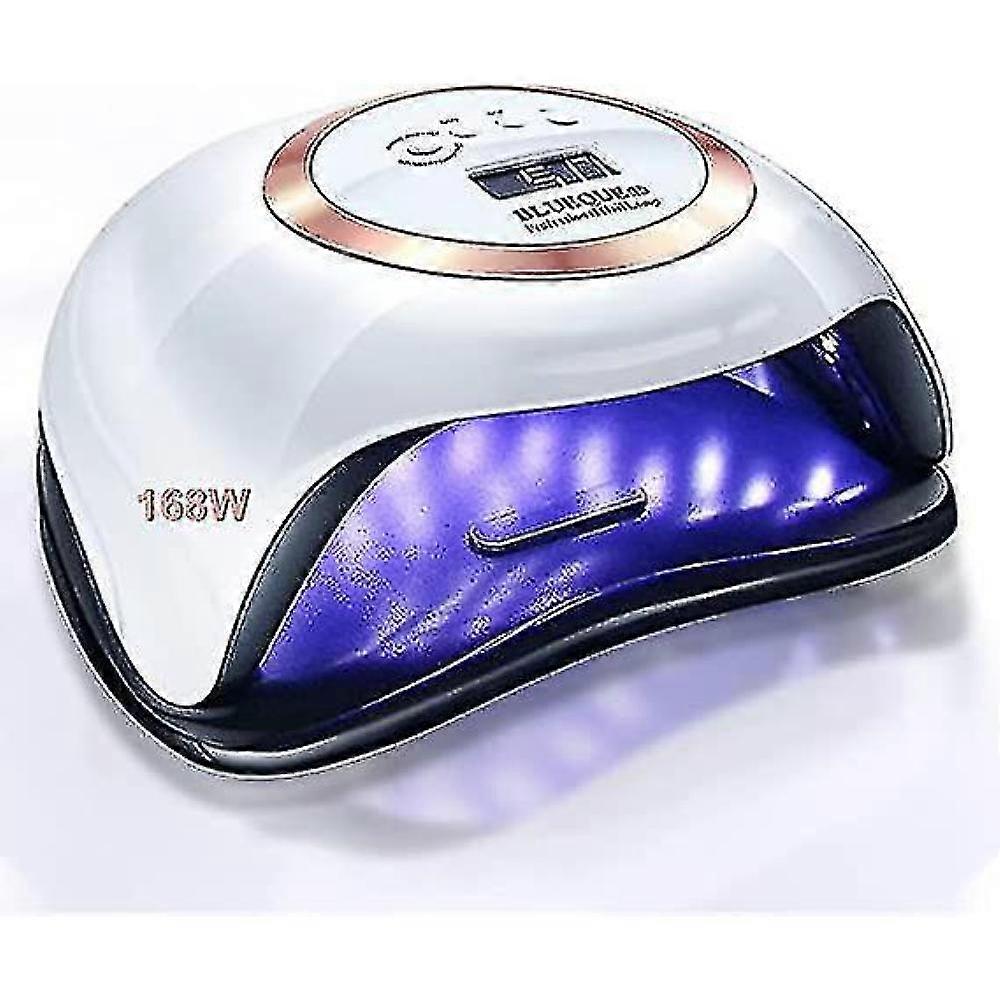168w Uv Led Gel Nail Lamp Gel Polish Dryer Lamp 4 Timer Setting Auto Sensor ZNY