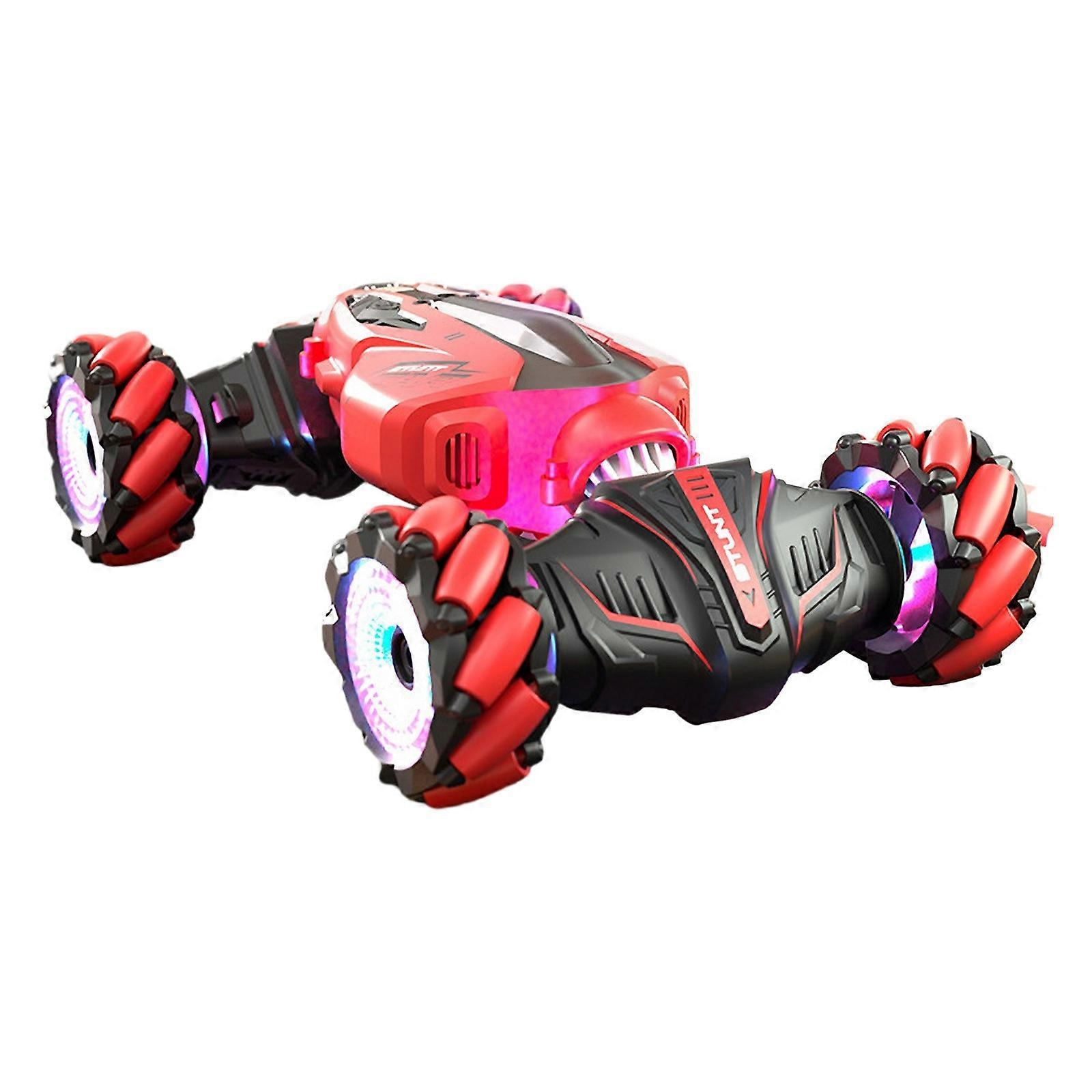 Hot Remote Control Car Model Car Kits 2.4G Handle / Gesture Sensor Dual Remote Control Mode, Twisting Car Lights Double-Sided Stunt Remote Control Car