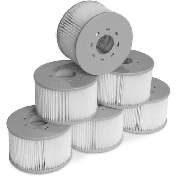 Set of 6 filters for inflatable MSPA hot tubs, Ø106cm - 6 replacement filter cartridges for inflatable MSPA hot tubs