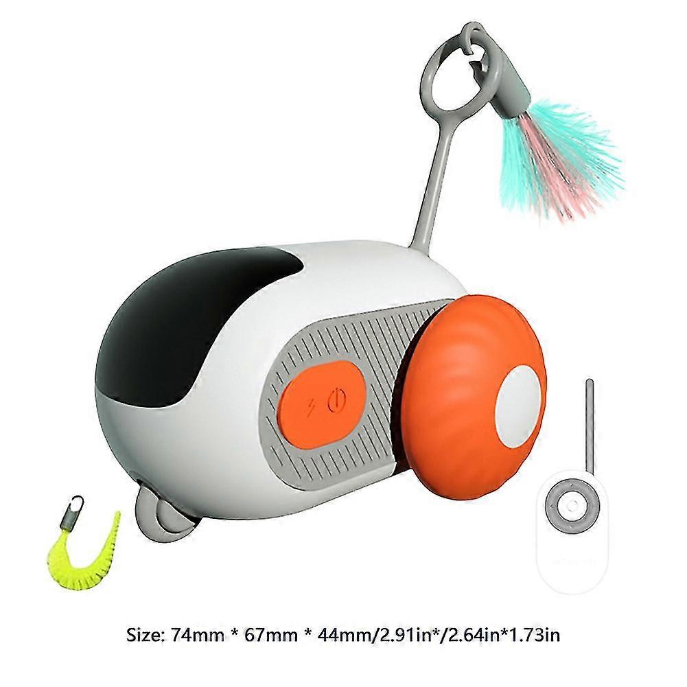 2 Modes Smart Cat Toy Automatic Moving Remote Controlled Toy Car For Cats Dogs Interactive Playing Kitten Training Pet Supplies